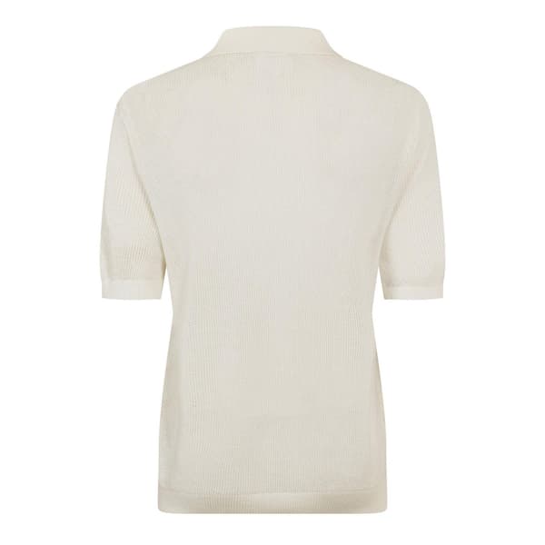 Jack Wills stickad pikétröja med kort ärm och avslappnad passform för män M Beige M