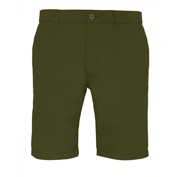 Asquith & Fox Herrkläder Casual Chino Shorts 2XL Oliv Olive 2XL
