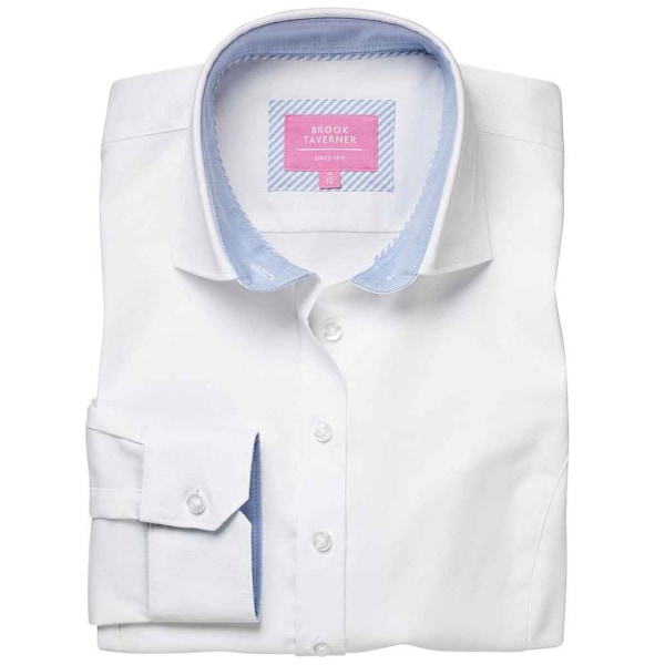 Brook Taverner Dam/Kvinnor Mirabel Formell Skjorta 10 UK Vit White 10 UK