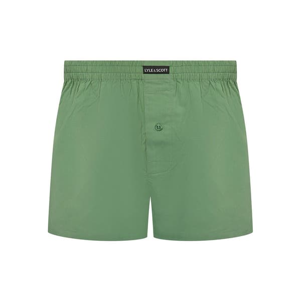 Lyle & Scott Herr Polka Dot Boxershorts (3-pack) M Shale Gr Shale Green M