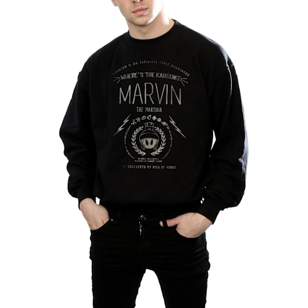 Looney Tunes Herr Marvin The Martian Where´s The Kaboom Sweatshirt Black XL