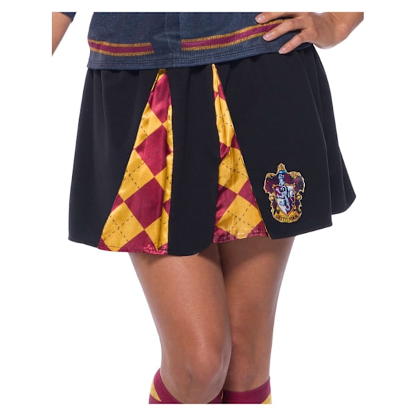 Harry Potter flickor Gryffindor minikjol One Size Svart/Gul/ Black/Yellow/Red One Size