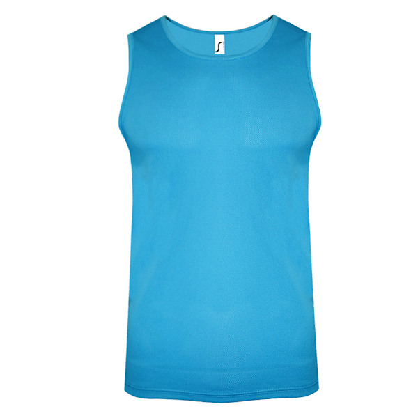 SOLS Performance Tank Top för män L Aqua Aqua L
