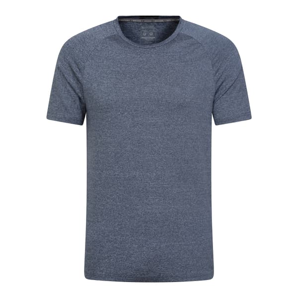 Mountain Warehouse Agra Randig IsoCool T-shirt Herr L Marinblå Navy L
