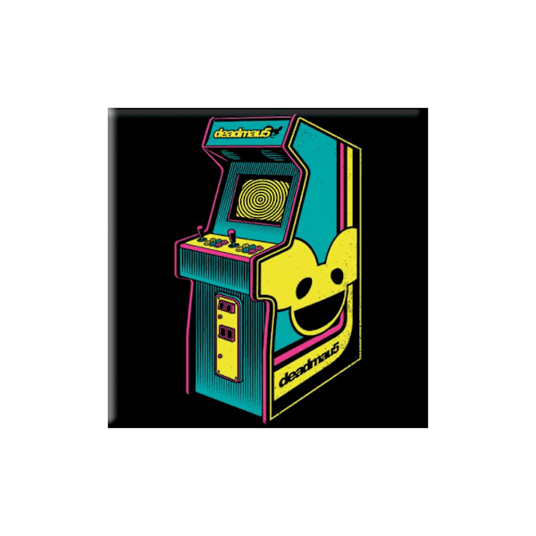 Deadmau5 Arcade Kylskåpsmagnet En Storlek Svart/Grön/Gul Black/Green/Yellow One Size