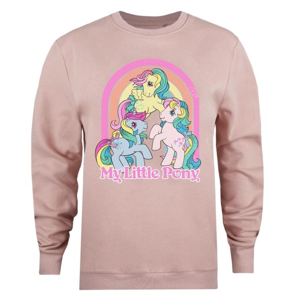 My Little Pony Dam/Dam Triple Ponies Sweatshirt M Dusky P Dusky Pink M