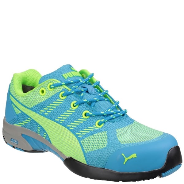 Puma Mens Charge Low Säkerhetsskor 7.5 UK Blå/Lime Grön Blue/Lime Green 7.5 UK