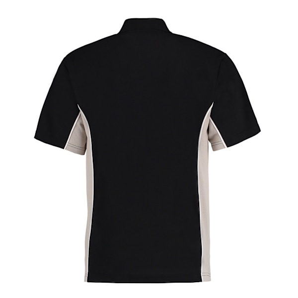 GAMEGEAR Herr Track Polycotton Pique Poloshirt 3XL Svart/Grå Black/Grey 3XL