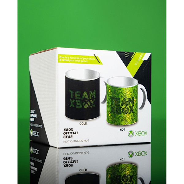 Xbox Gaming Värmeförändrande Mugg One Size Svart/Grön Black/Green One Size