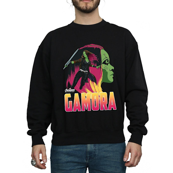 Marvel Herr Avengers Infinity War Gamora Karaktär Sweatshirt X Black XL