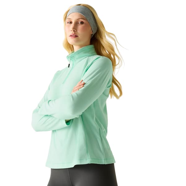 Regatta Great Outdoors Montes Half Zip Fleecetröja för dam Ice Green 20 UK