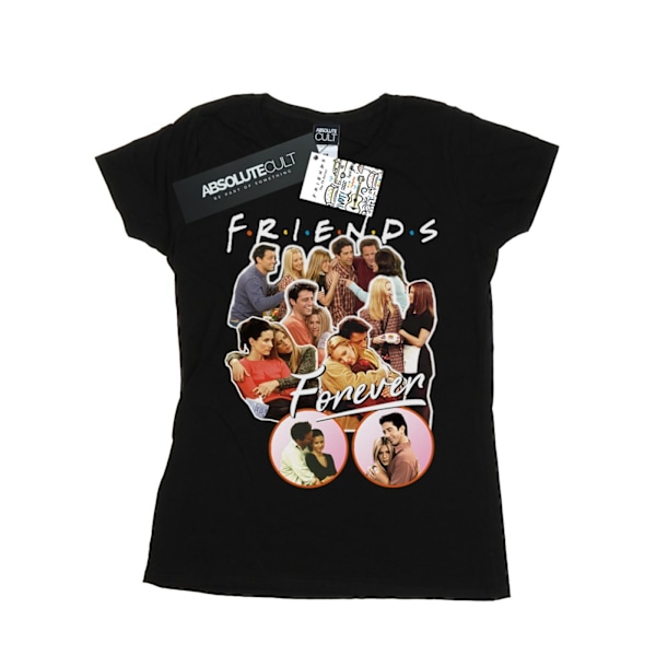 Friends Dam/Kvinnor Forever Collage Bomull T-shirt M Svart Black M