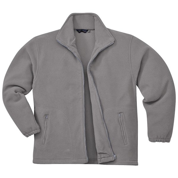 Portwest Herr Argyll Heavy Fleece Anti-Pill Jacka (F400) M Grå Grey M
