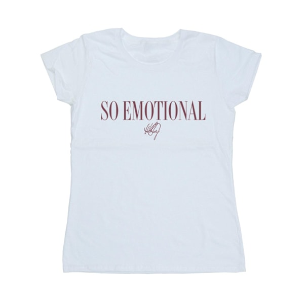 Whitney Houston Dam/Kvinnor So Emotional Bomull T-shirt S Vit White S