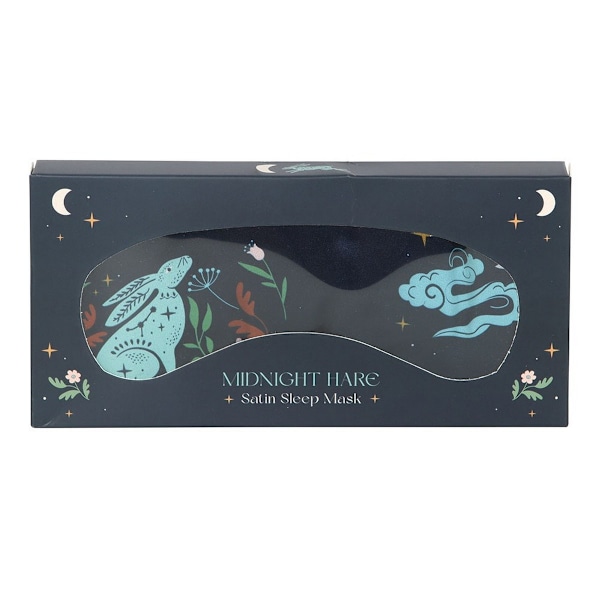 Something Different Midnight Hare Satin Sömnmask Storlek One Blu Blue One Size