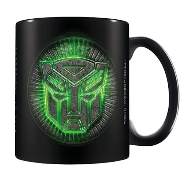 Transformers: Rise Of The Beasts Insignia Mug One Size Svart/Grön Black/Green One Size