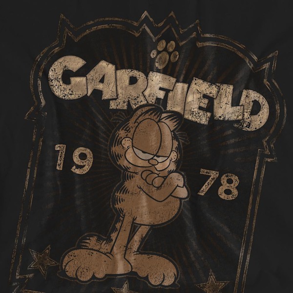 Garfield Unisex Vuxen Est 1978 T-Shirt XXL Svart Black XXL