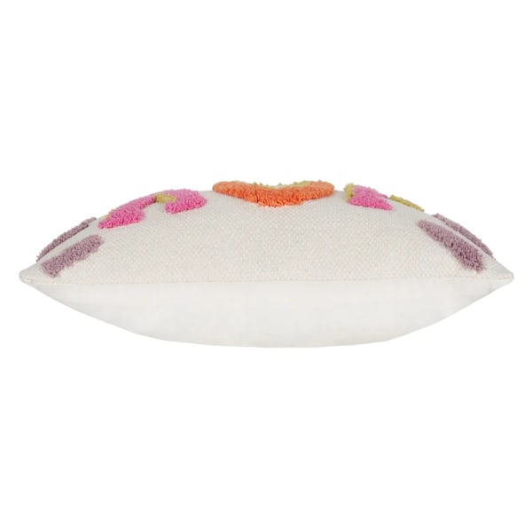 Heya Home Joy Tuftat Kuddfodral 30cm x 50cm Vit/Flerfärgad White/Multicoloured 30cm x 50cm