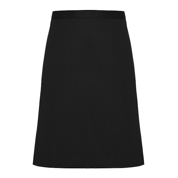 Premier ekologisk bomull Fairtrade midje-förkläde One Size Svart Black One Size