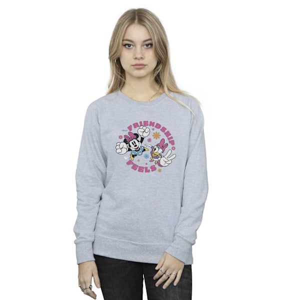 Disney Dam/Damer Minnie Mouse Daisy Friendship Sweatshirt X Sports Grey XL