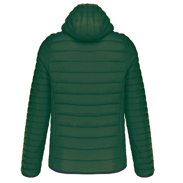 Kariban Herr Lättvikts Vadderad Jacka med Huva XL Forest Green Forest Green XL