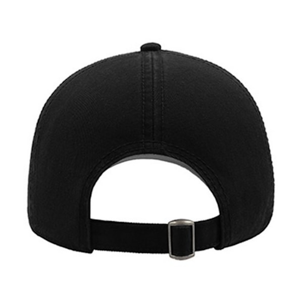 Atlantis Action 6 Panel Chino Baseball Cap One Size Black Black One Size