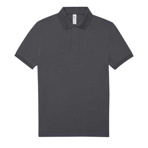B&C Herr Polotröja 4XL Mörkgrå Dark Grey 4XL