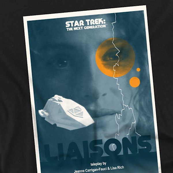 Star Trek Herr The Next Generation Säsong 7 Avsnitt 2 T-Shirt X Black XXL