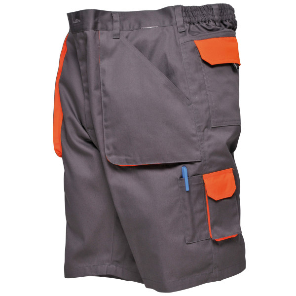 Portwest Mens Contrast Workwear Shorts 2XL Charcoal Charcoal 2XL