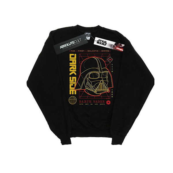 Star Wars Pojkar Darth Vader Mörk Rutig Tröja 5-6 År Svart Black 5-6 Years