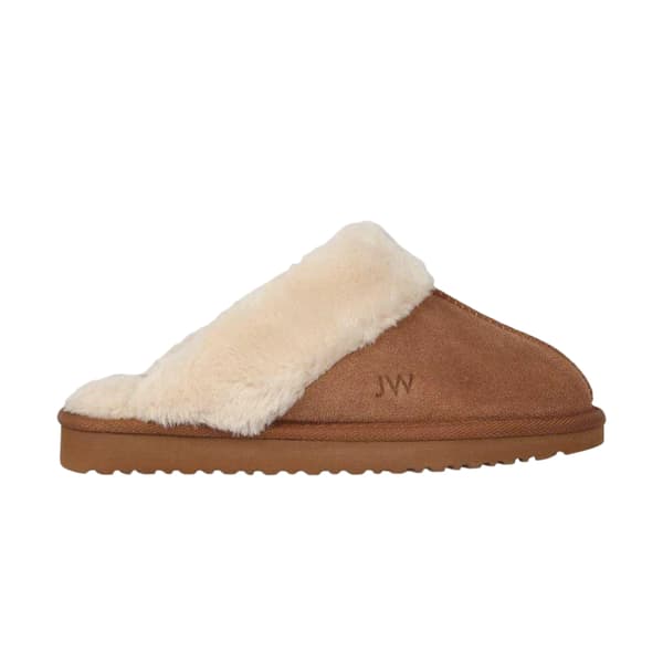 Jack Wills Dam Mocka Fuskpälsfodrade Tofflor 4 U Tan 4 UK