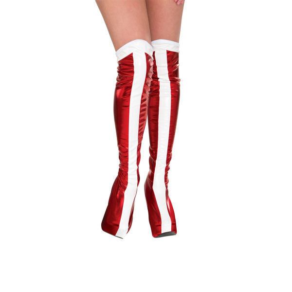 Wonder Woman Dam/Dam Boot Tops One Size Vit/Röd White/Red One Size