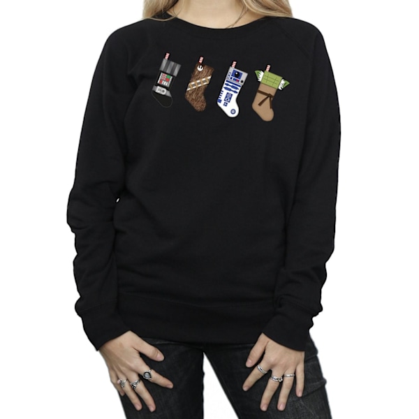 Star Wars Damstrumpor Julstrumpor Sweatshirt L Svart Black L