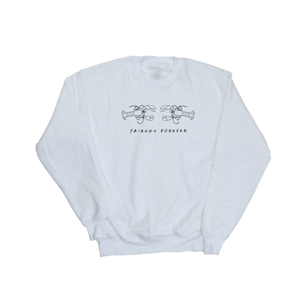 Friends Girls Lobster Logo Sweatshirt 9-11 År Vit White 9-11 Years