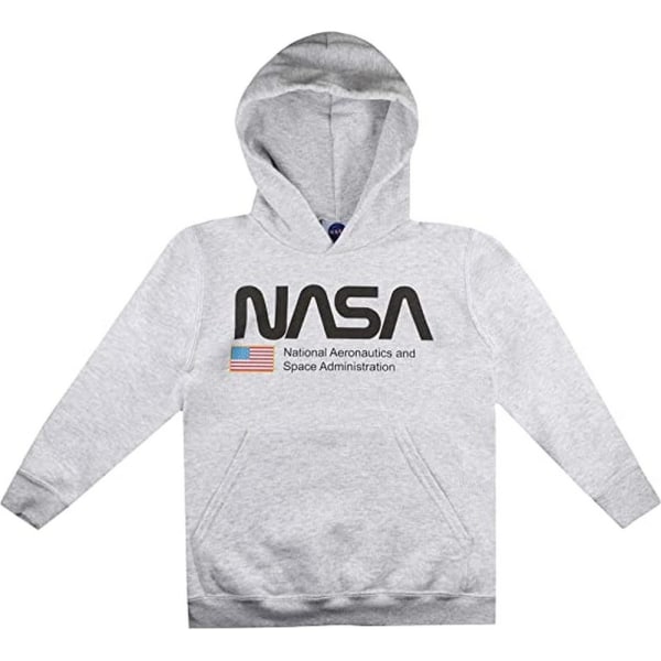 NASA Boys National Aeronautics Hoodie 7-8 Years Grå Grey 7-8 Years