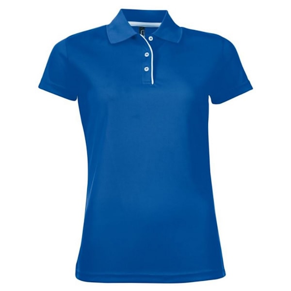 SOLS Dam/Kvinnor Performer Pikétröja med Korta Ärmar S Ro Royal Blue S