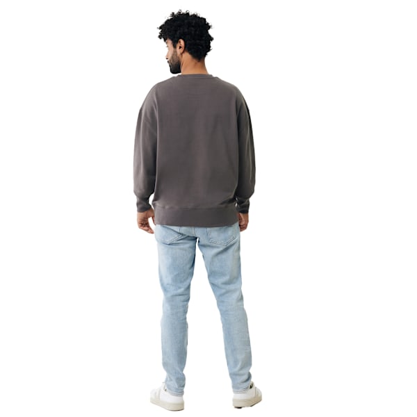 Iqoniq Unisex Vuxen Kruger Återvunnen Bomull Rund Hals Avslappnad Passform Anthracite XS