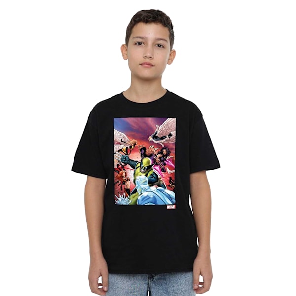 Marvel Barn/Kids X-Men Team Defend T-shirt 9-10 år Svart Black 9-10 Years