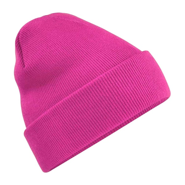 Beechfield Unisex Original Cuffed Beanie Vintermössa En Storlek Fu Fuchsia One Size