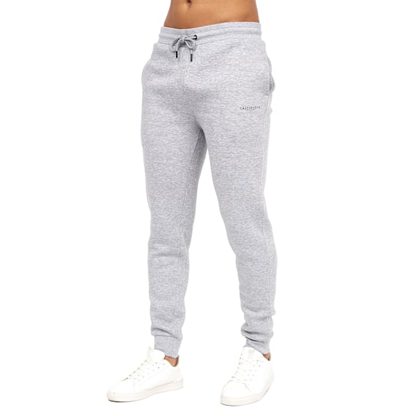 Crosshatch Mens Complainz Jogging Bottoms M Grey Marl Grey Marl M