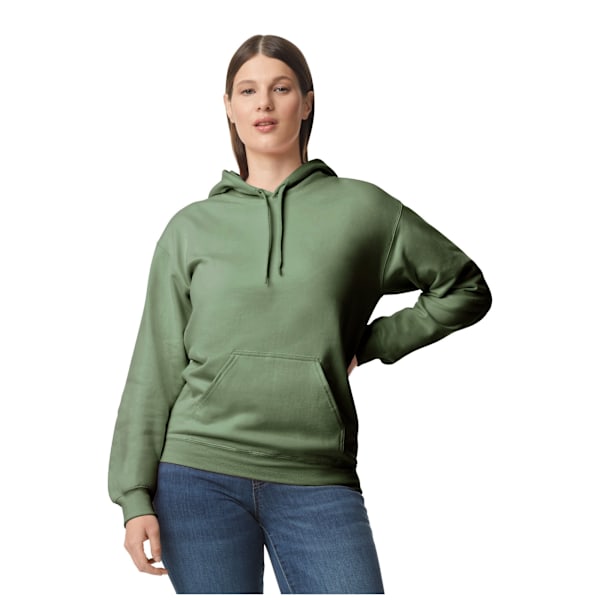 Gildan Unisex Softstyle Midweight Hoodie 4XL Militärgrön Military Green 4XL