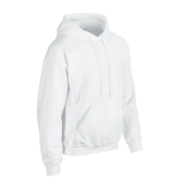 Gildan Mens Heavy Blend Hoodie L Vit White L