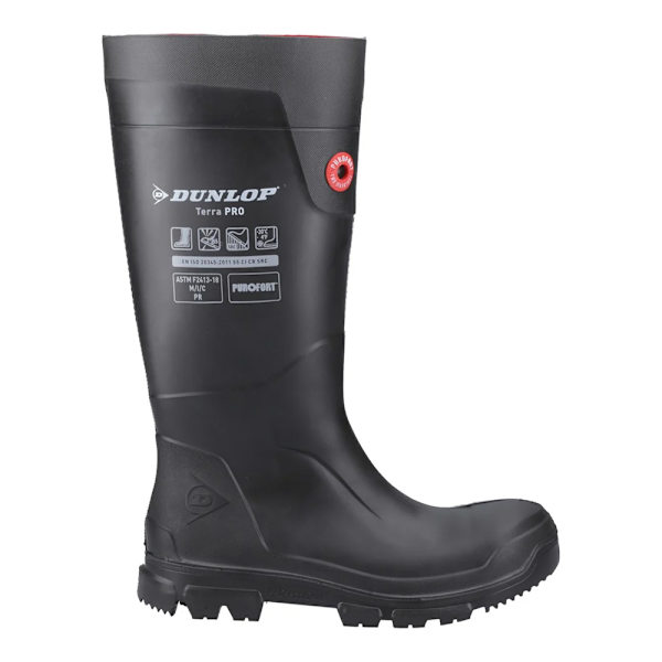 Dunlop Unisex Adult TerraPRO Säkerhetsstövlar 13 UK Svart Black 13 UK