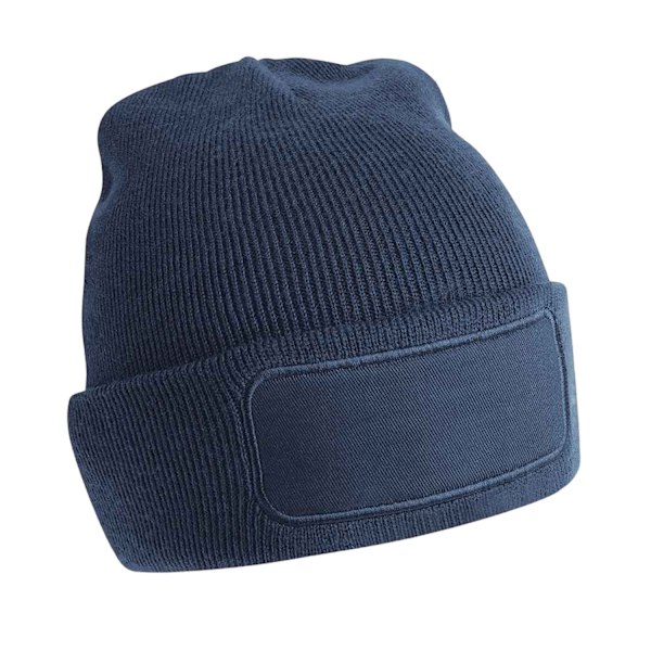 Beechfield Unisex Vuxen Patch Beanie One Size French Navy French Navy One Size
