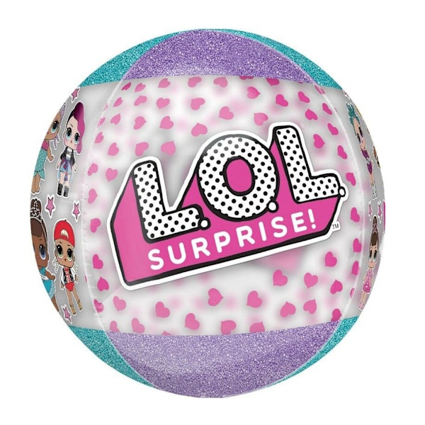 Lol Suprise Anagram Supershape Orbz Ballong En Storlek Flerfärgad Mulicoloured One Size