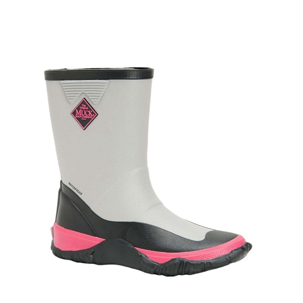 Muck Boots Barnstövlar Forager för Barn/Barn 7 UK Barn Grå/Rosa Grey/Pink 7 UK Child