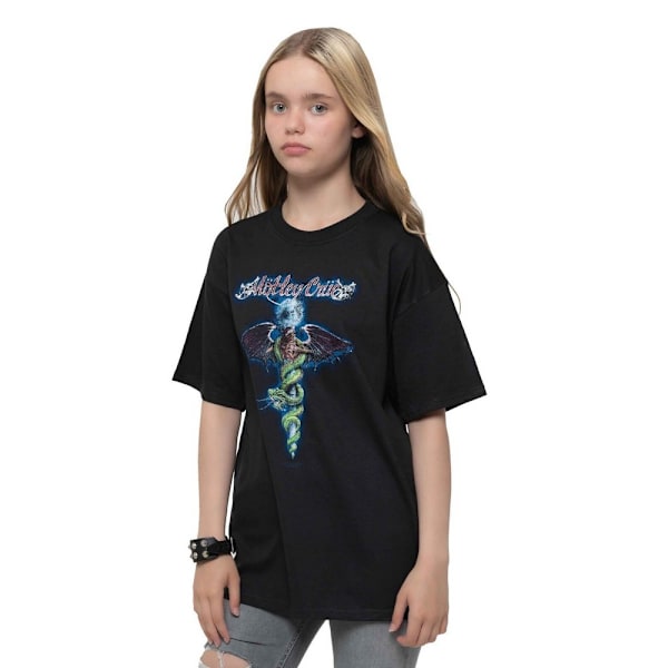 Motley Crue Barn/Barn Dragon T-shirt 9-10 år Svart Black 9-10 Years