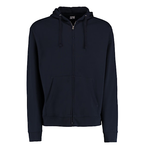 Kustom Kit Herr Full Zip Hooded Sweatshirt M Marinblå Navy Blue M