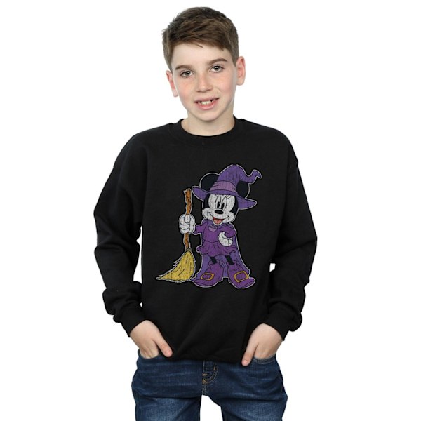 Disney Boys Minnie Mouse Häxkostym Sweatshirt 7-8 År Svart Black 7-8 Years