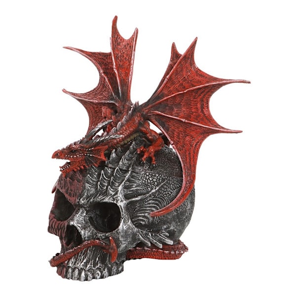 Spiral Direct Serpent Infection Skull Ornament En Storlek Svart/Röd Black/Red One Size